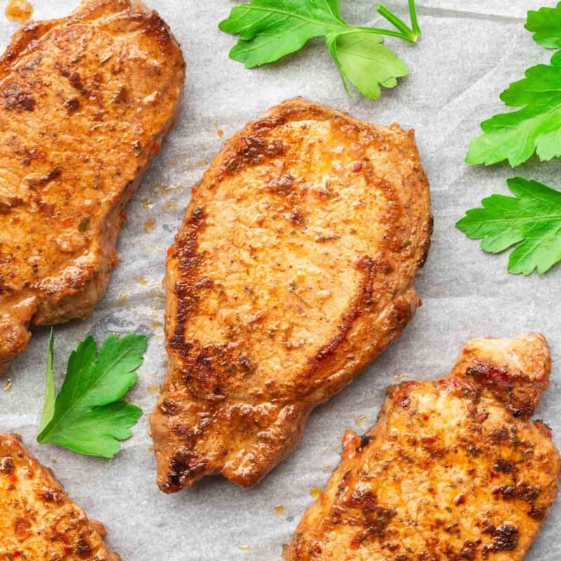 Glazed Juicy Keto Pork Chops (Extra juicy!) - The Big Man's World