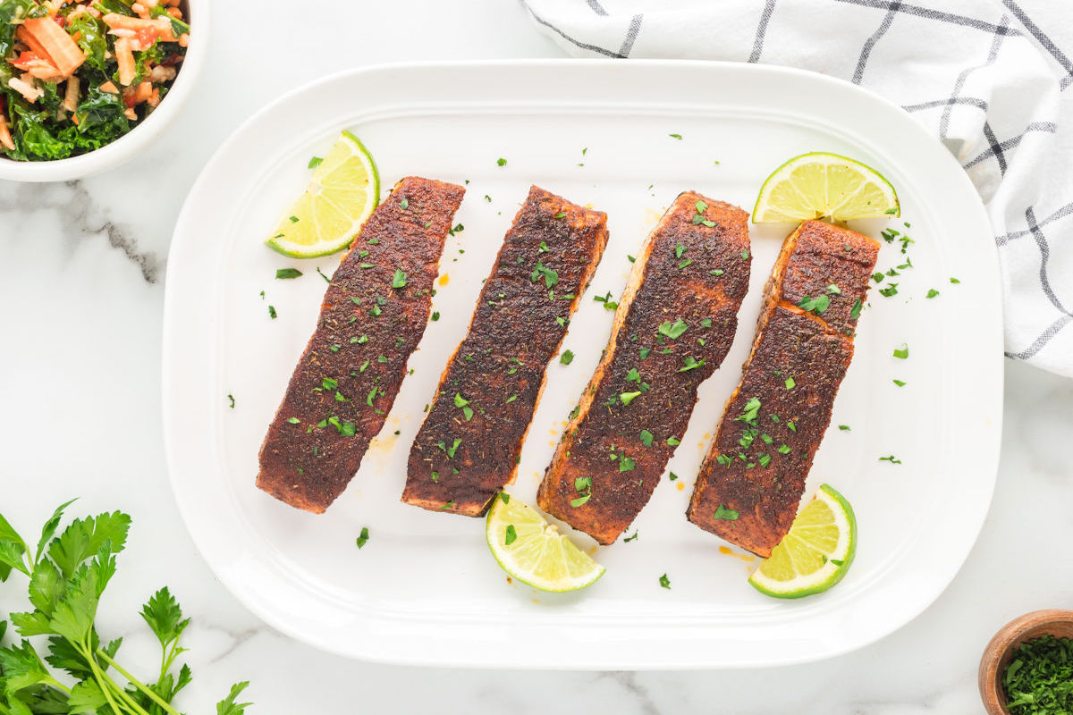 recipe for blackened salmon.