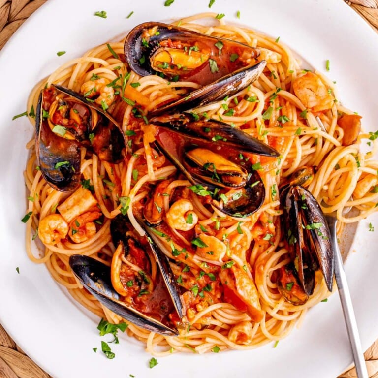 Seafood Pasta Easy Elegant Ready In 10 Minutes