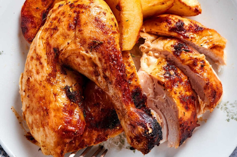 Air Fryer Whole Chicken {Always Juicy} The Big Man's World