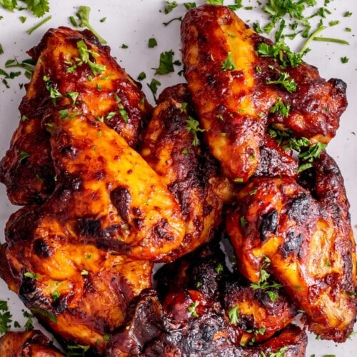 smoked chicken wings recipe.