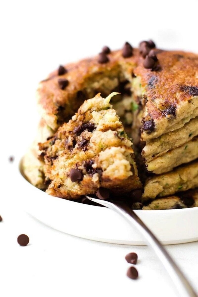 Fluffy Zucchini Pancakes {Sweet or Savory} The Big Man's World