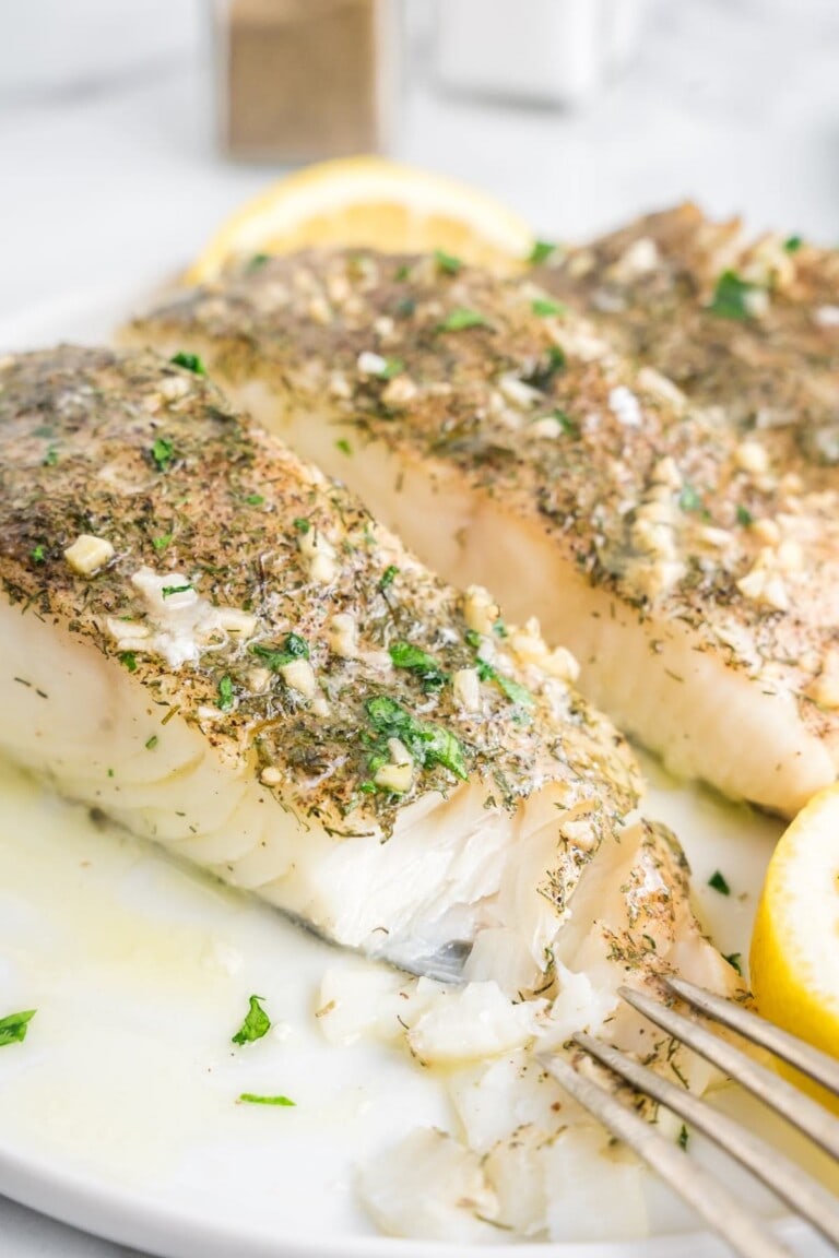 Lemon Butter Baked Halibut The Big Man's World