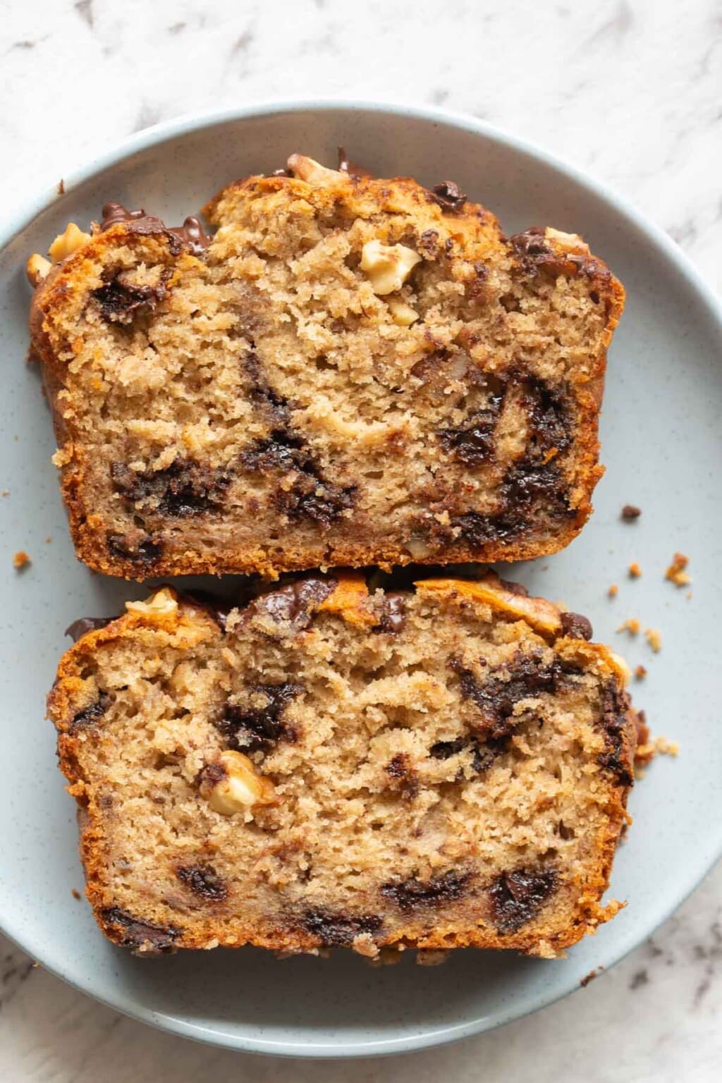 Chocolate Chip Banana Bread {One Bowl} - The Big Man's World