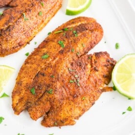Blackened Tilapia In 10 Minutes - The Big Man's World