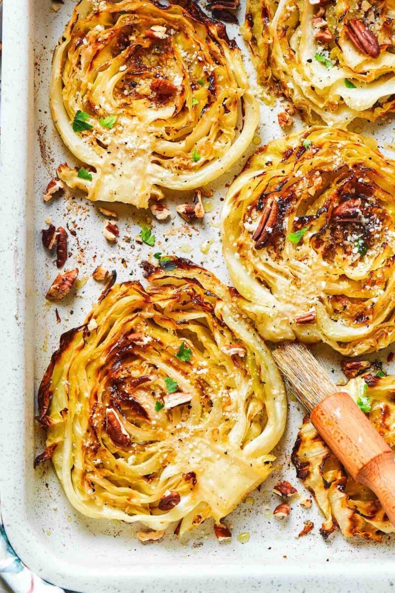 Cabbage Steaks {Perfectly Roasted} The Big Man's World