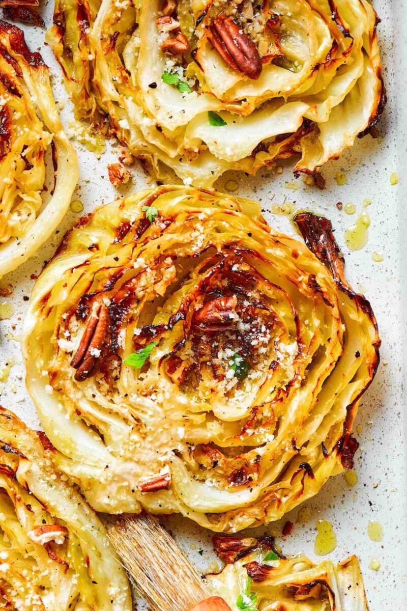 Cabbage Steaks {Perfectly Roasted} - The Big Man's World