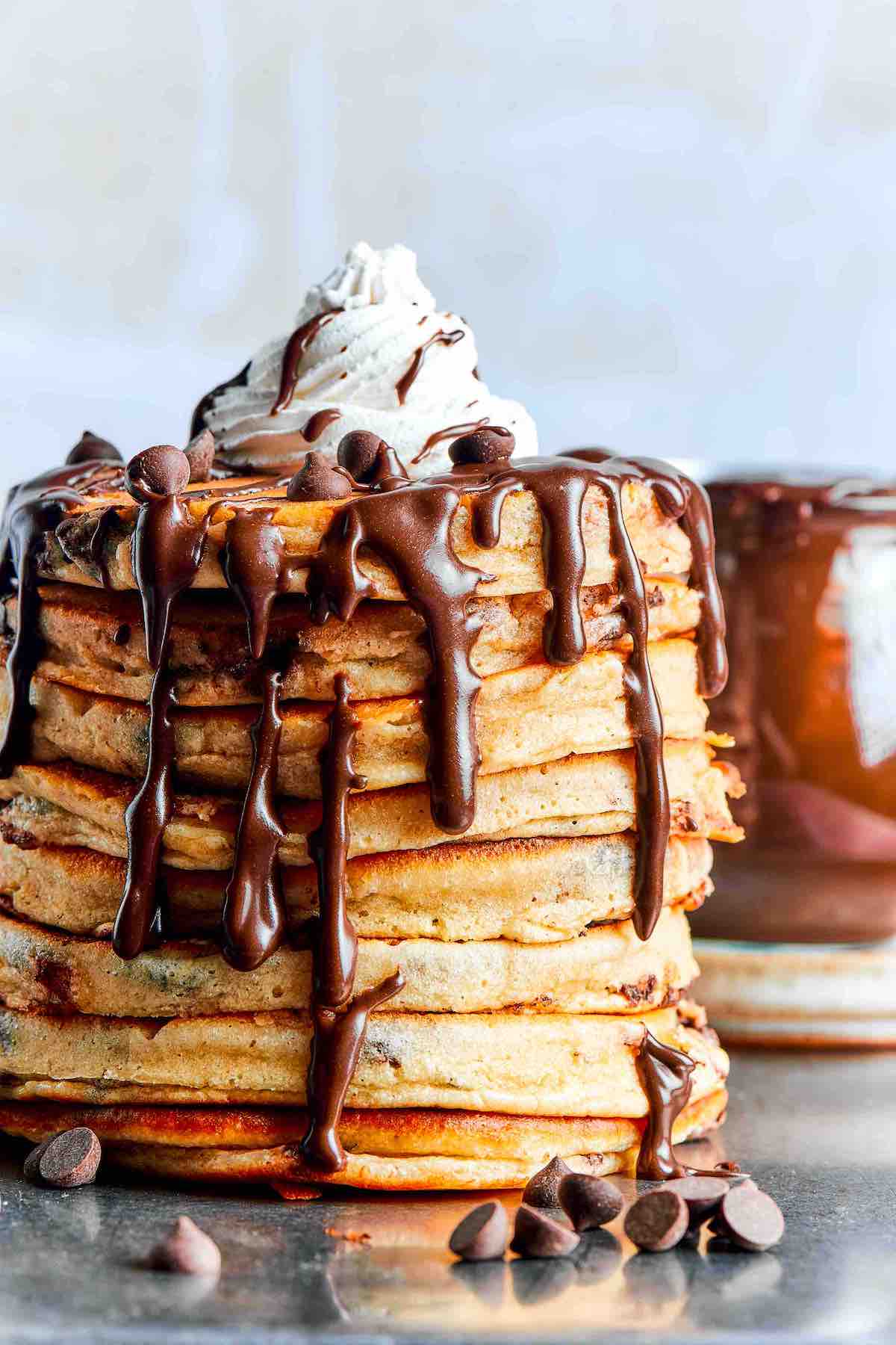 chocolate chip pancake.