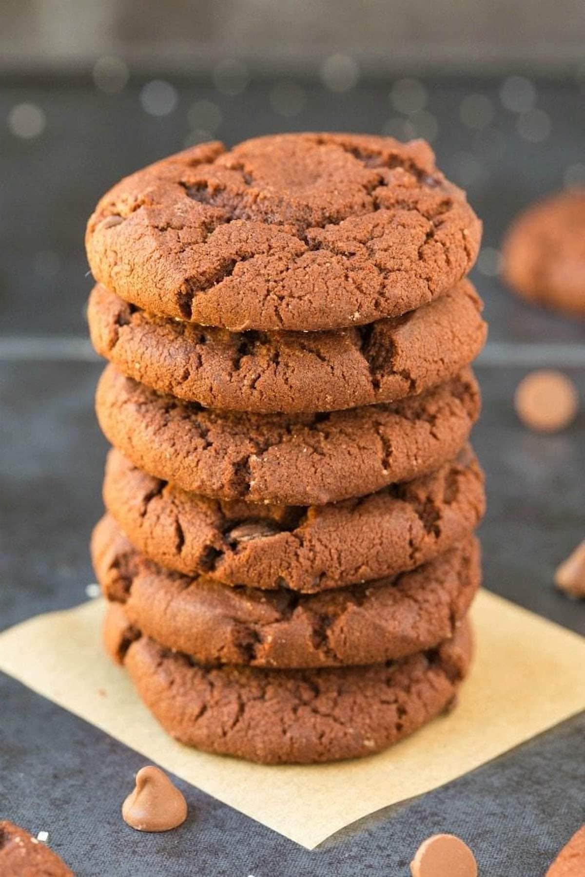 flourless chocolate cookies.