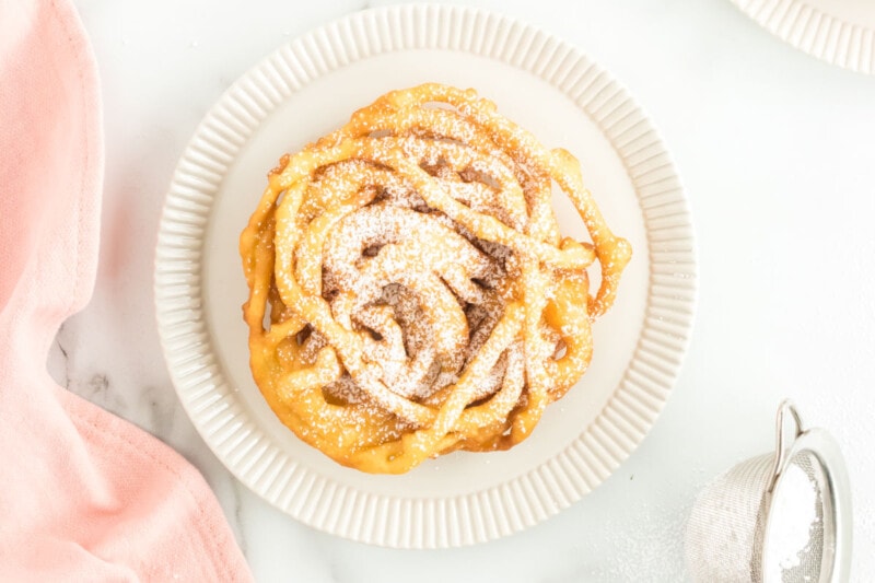 how to make funnel cake.
