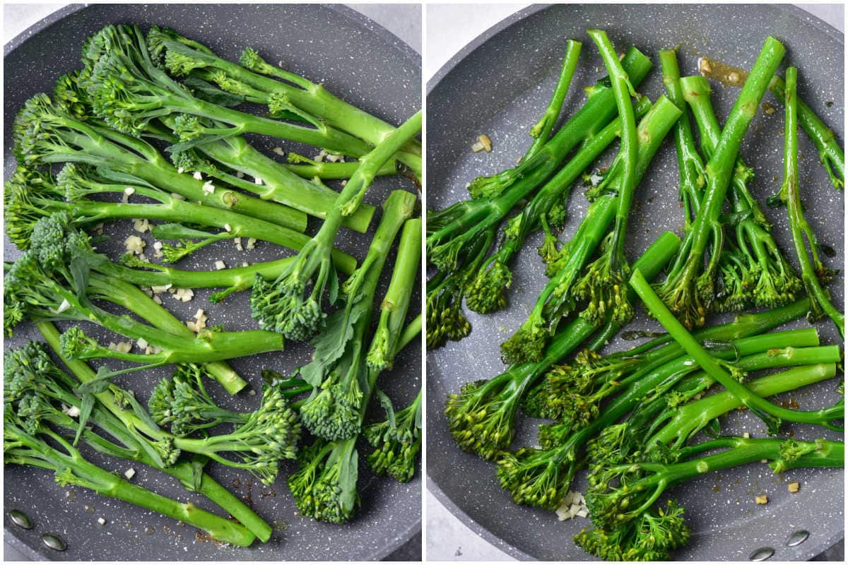 how to saute broccolini.
