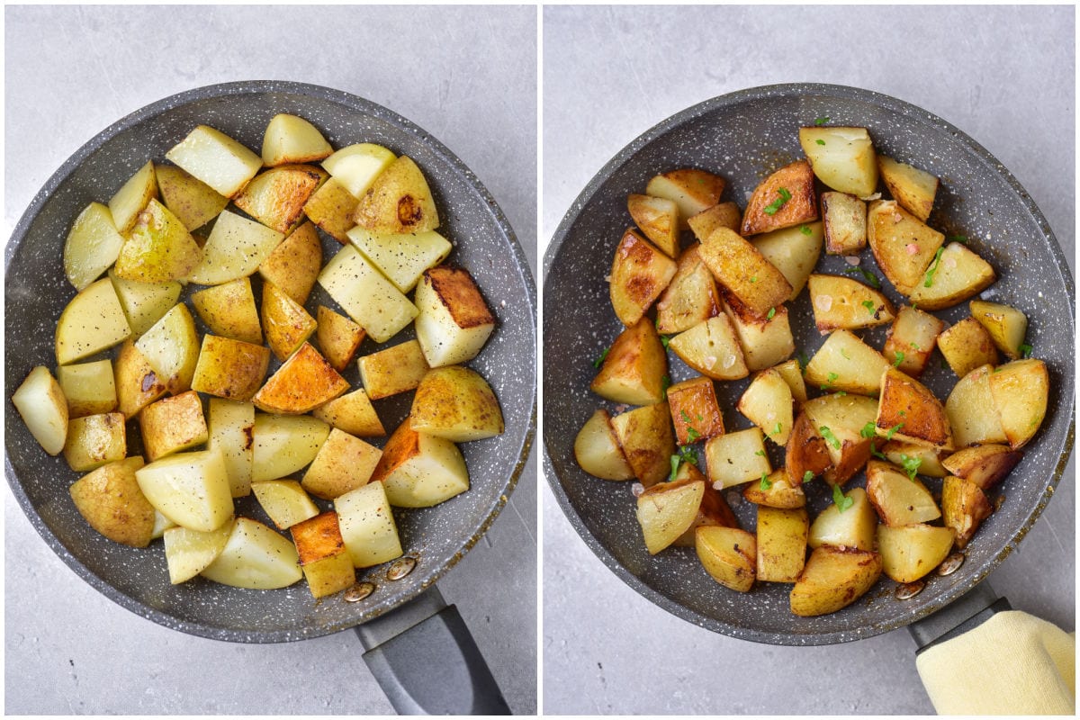 how to saute potatoes.
