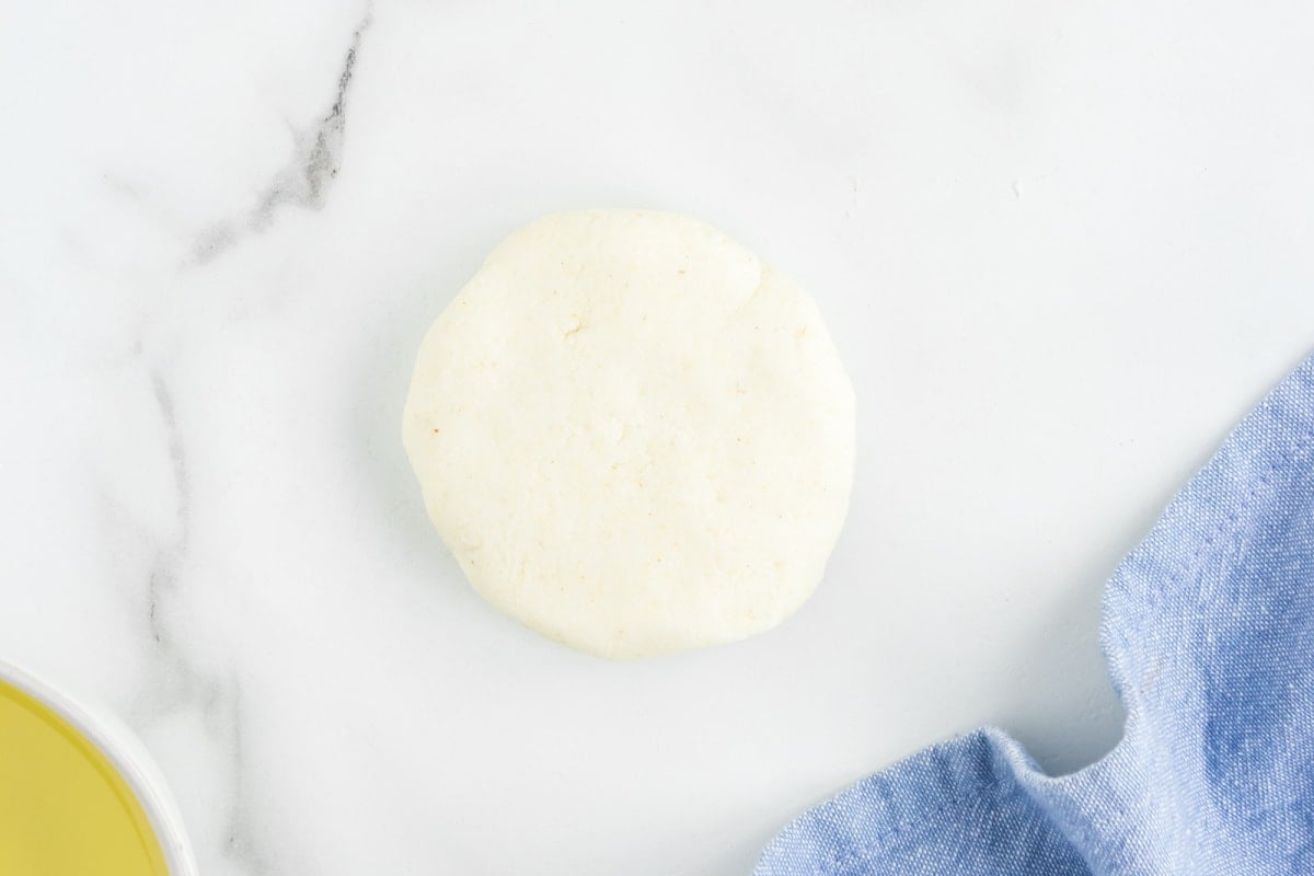 kneaded arepa dough.