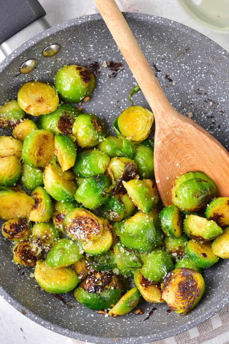 Sautéed Brussels Sprouts - The Big Man's World