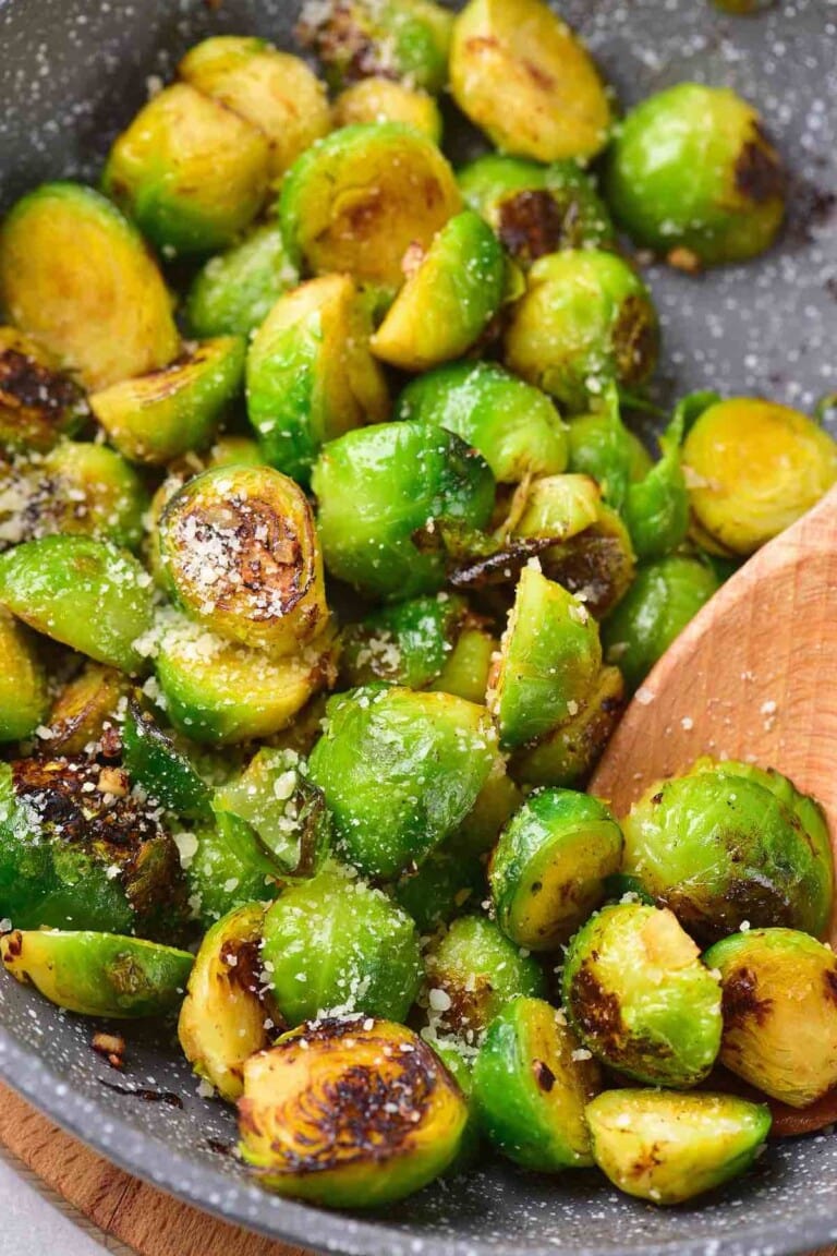 Sautéed Brussels Sprouts - The Big Man's World