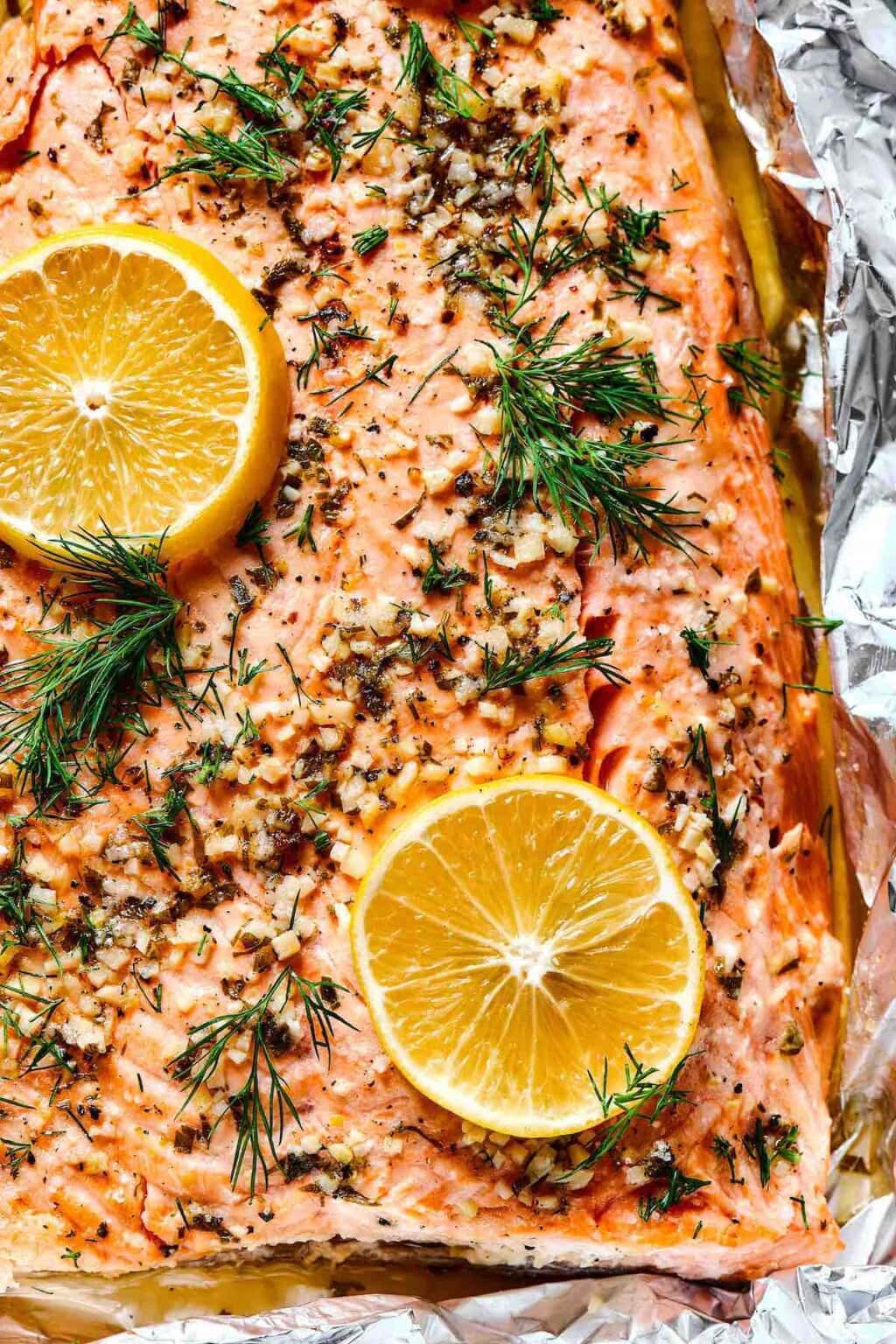 Baked Sockeye Salmon Recipe {Lemon Garlic Butter} The Big Man's World