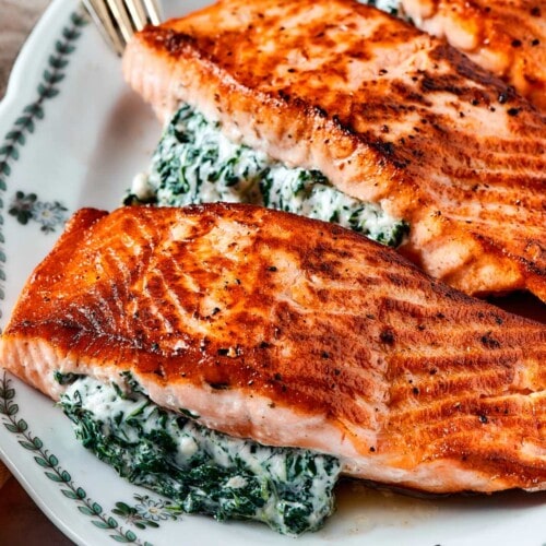 Stuffed Salmon Cooks In 12 Minutes! - The Big Man's World