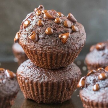 vegan chocolate muffin recipe.