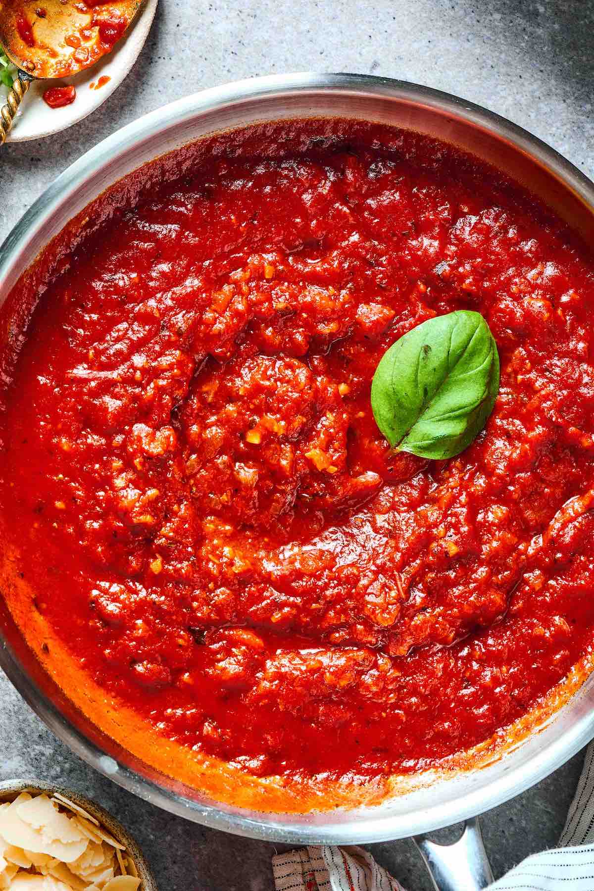 Salsa de tomate italiana.