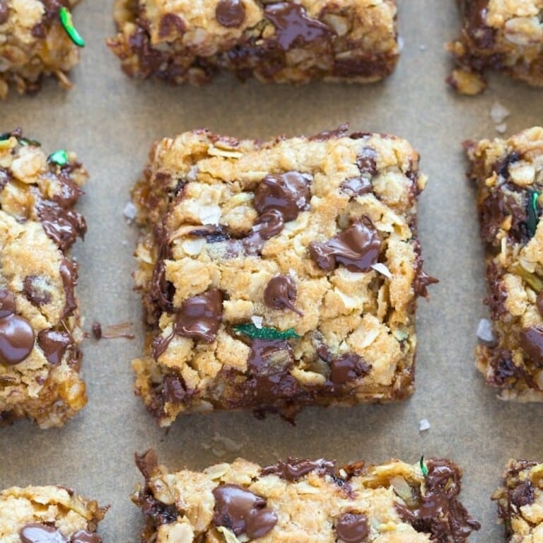 5Ingredient Zucchini Bars {No flour or eggs} The Big Man's World