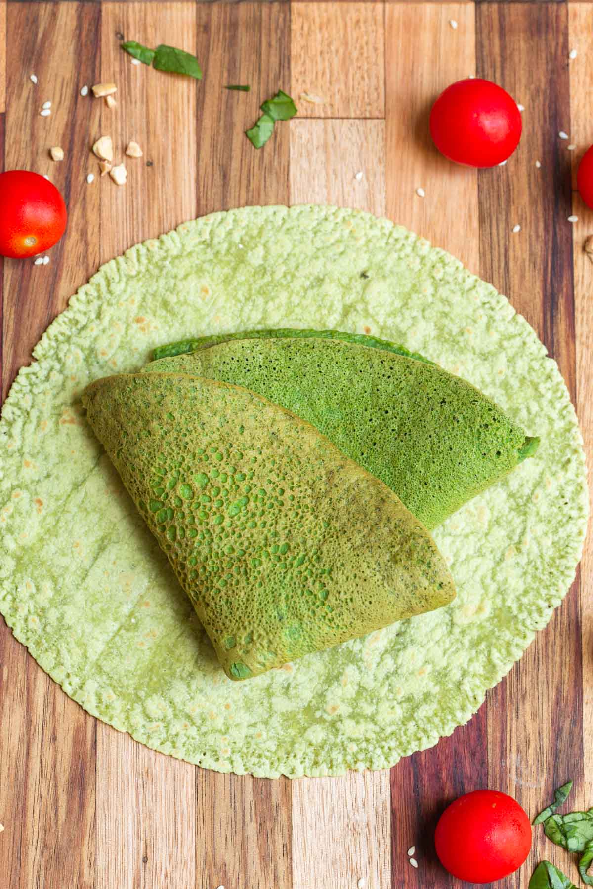 Spinach Egg Wrap 6 ingredients - Dietitian Johna