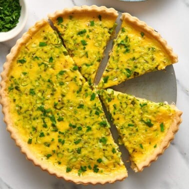 asparagus quiche recipe.