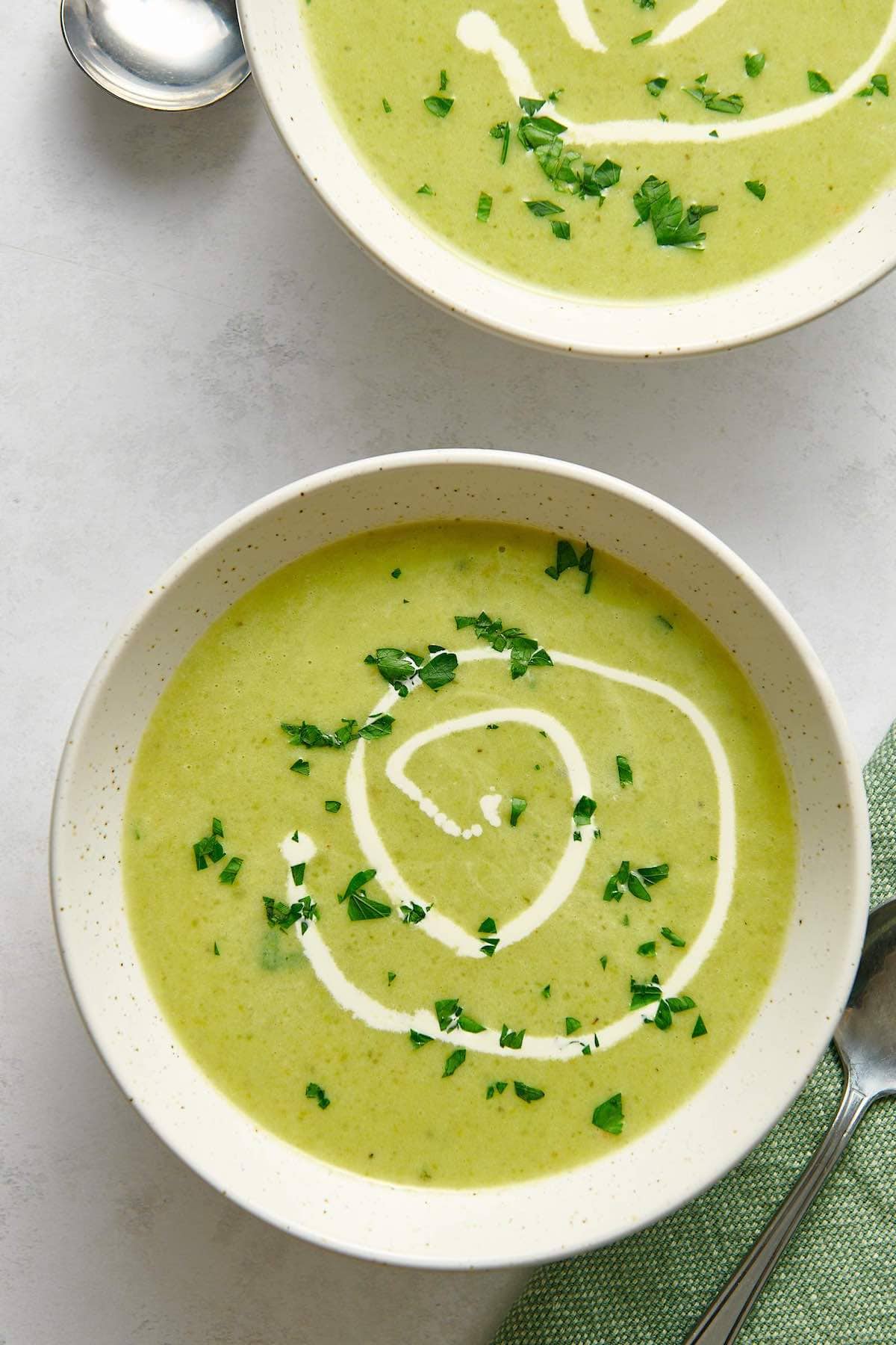 asparagus soup.