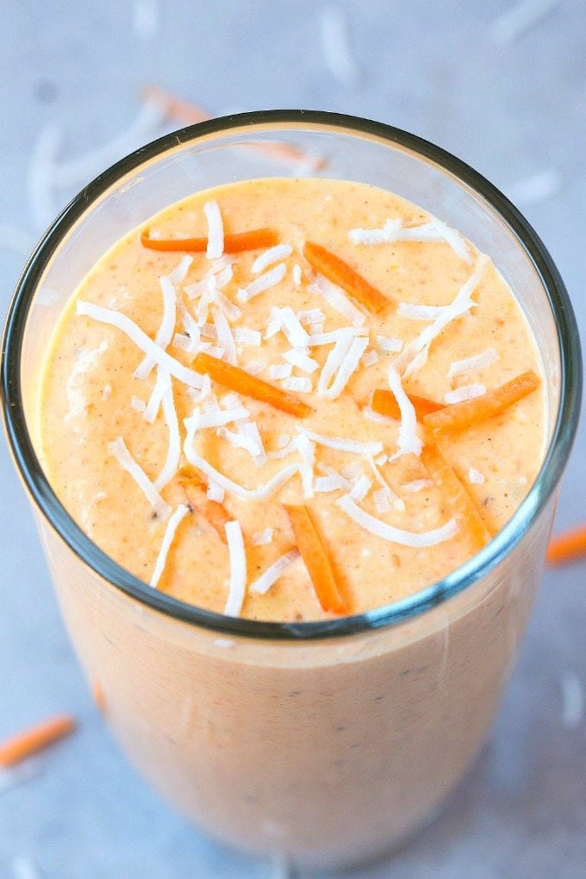 carrot juice smoothie.