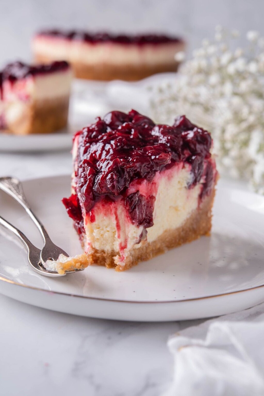 Cherry Cheesecake Recipe - The Big Man's World