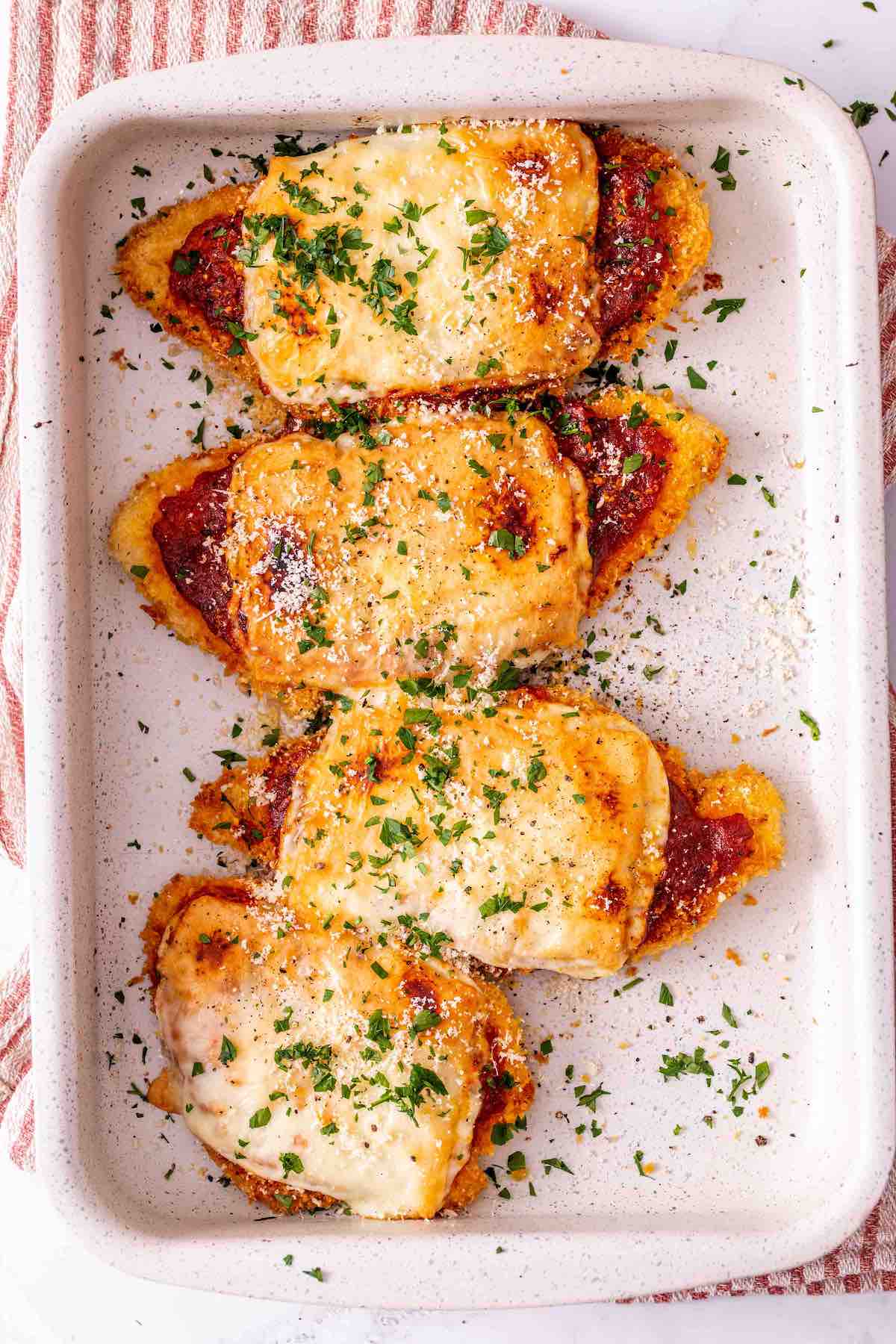 chicken parmesan.