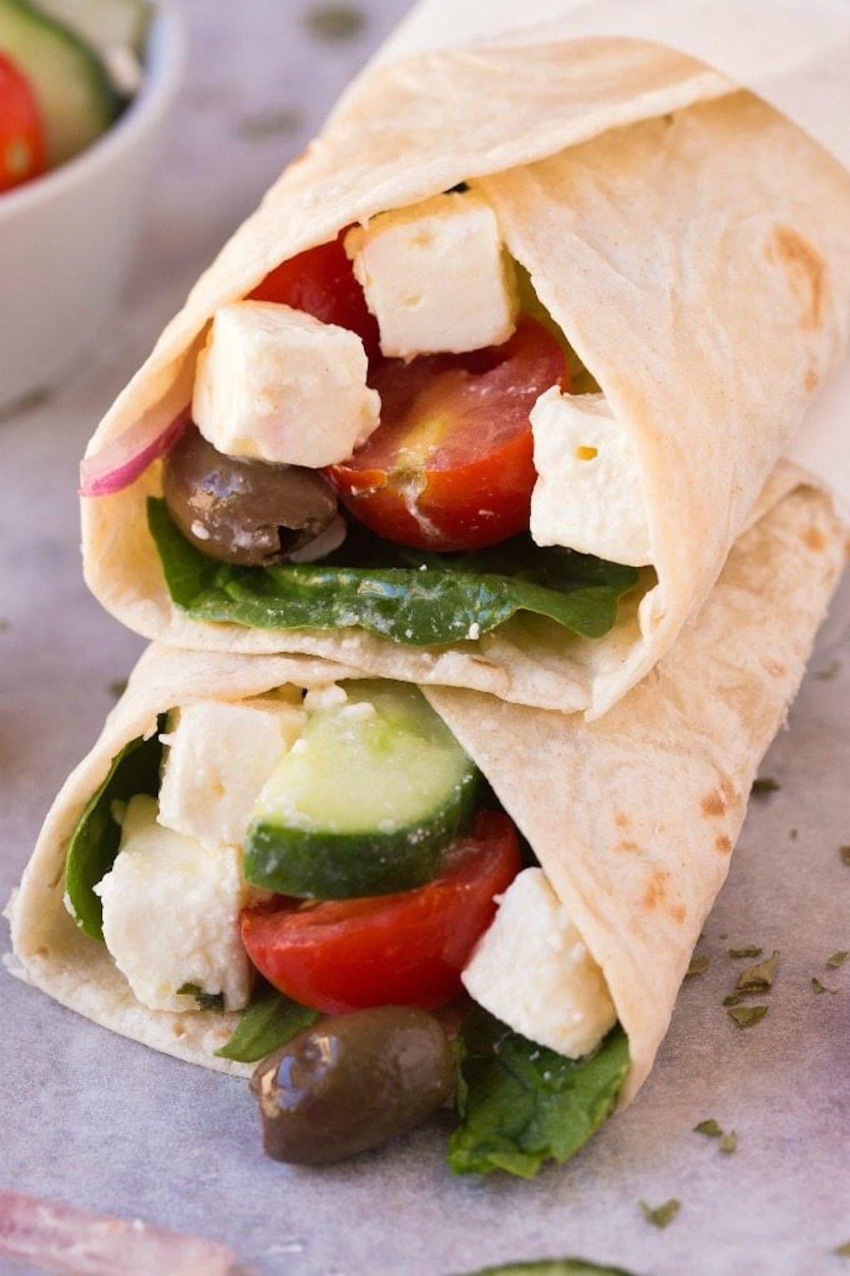 Creamy tzatziki grilled chicken wraps - Simply Delicious