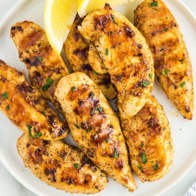8-Minute Grilled Chicken Tenders - The Big Man's World