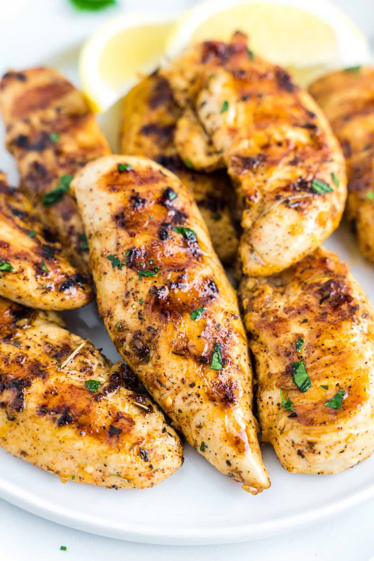 Grilled Chicken Tenders {With Simple Marinade} - FeelGoodFoodie