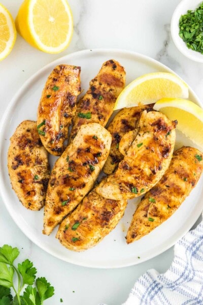 Grilled Chicken Tenders (8 Minute Recipe) - The Big Man's World