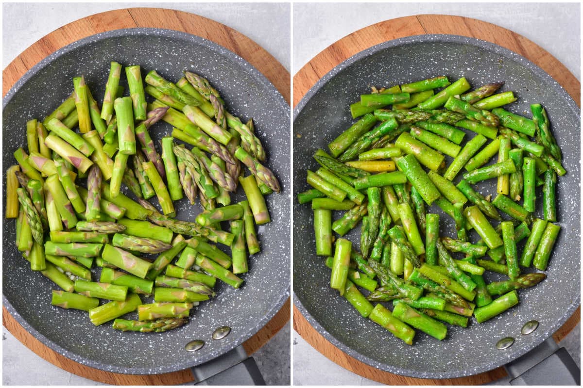 how to saute asparagus.
