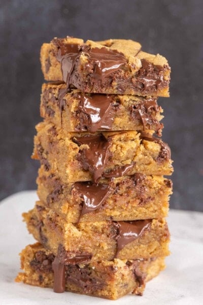 5-ingredient Peanut Butter Blondies - The Big Man's World