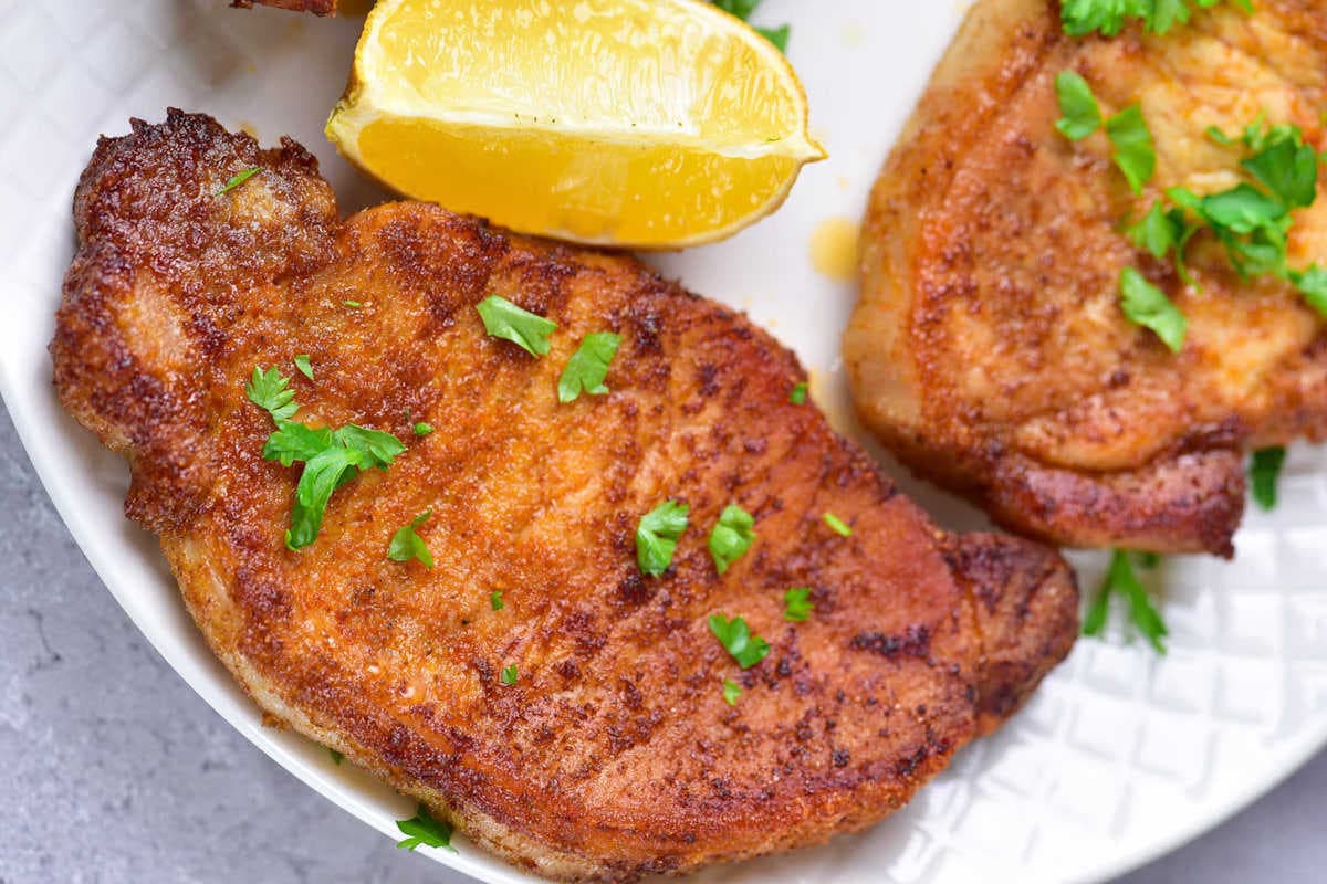 Air Fryer Pork Chops In 9 Minutes - keto-diet