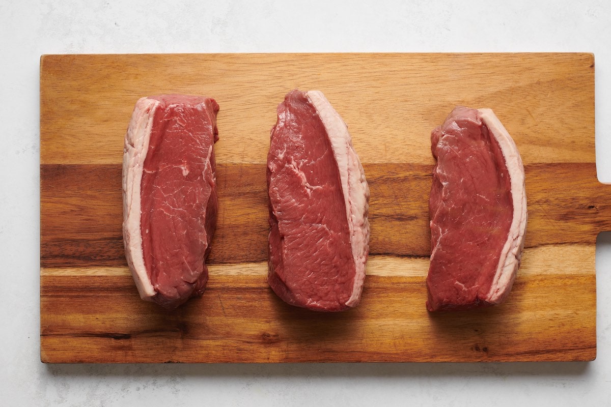 portioned picanha steaks.