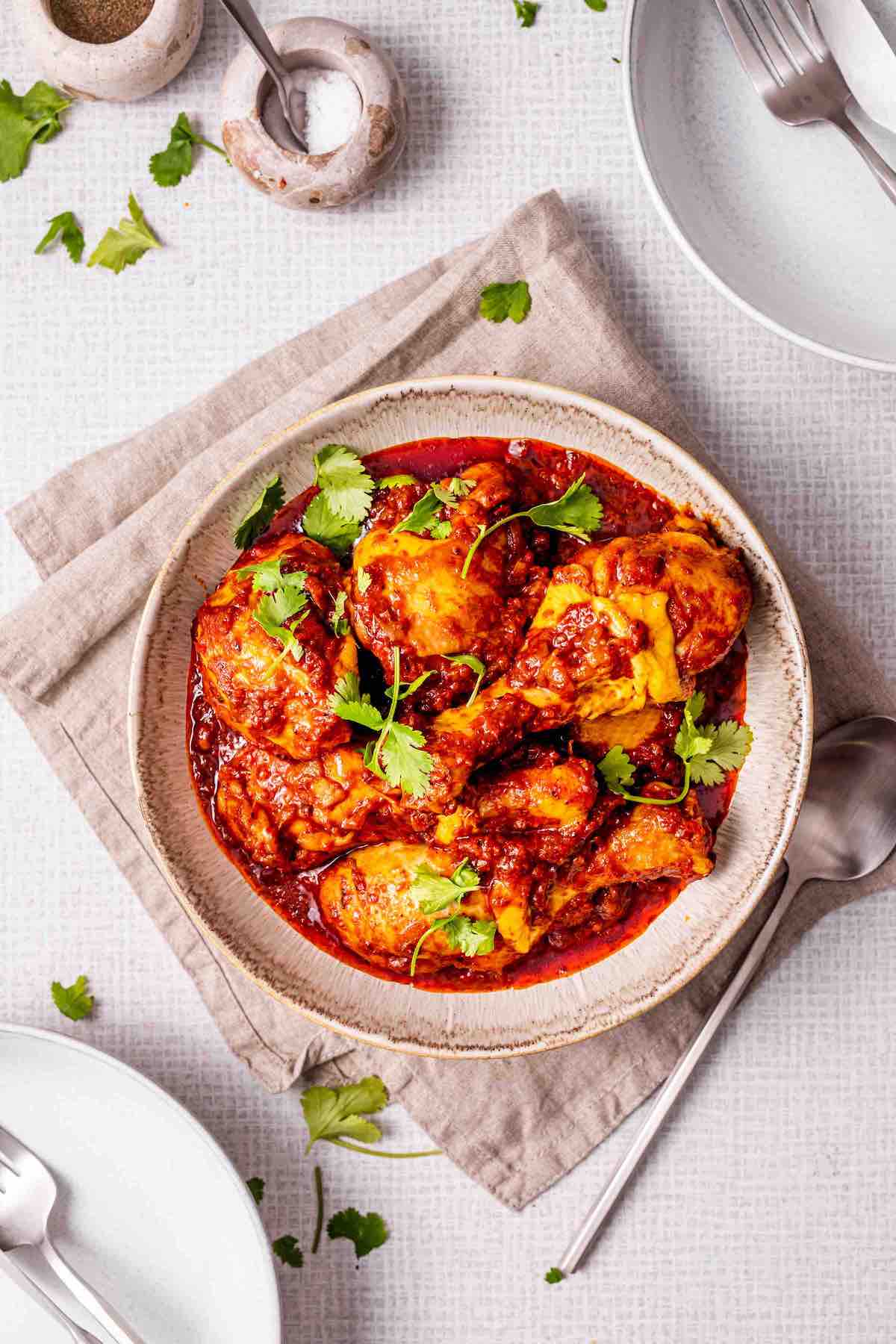 recipe for chicken vindaloo.