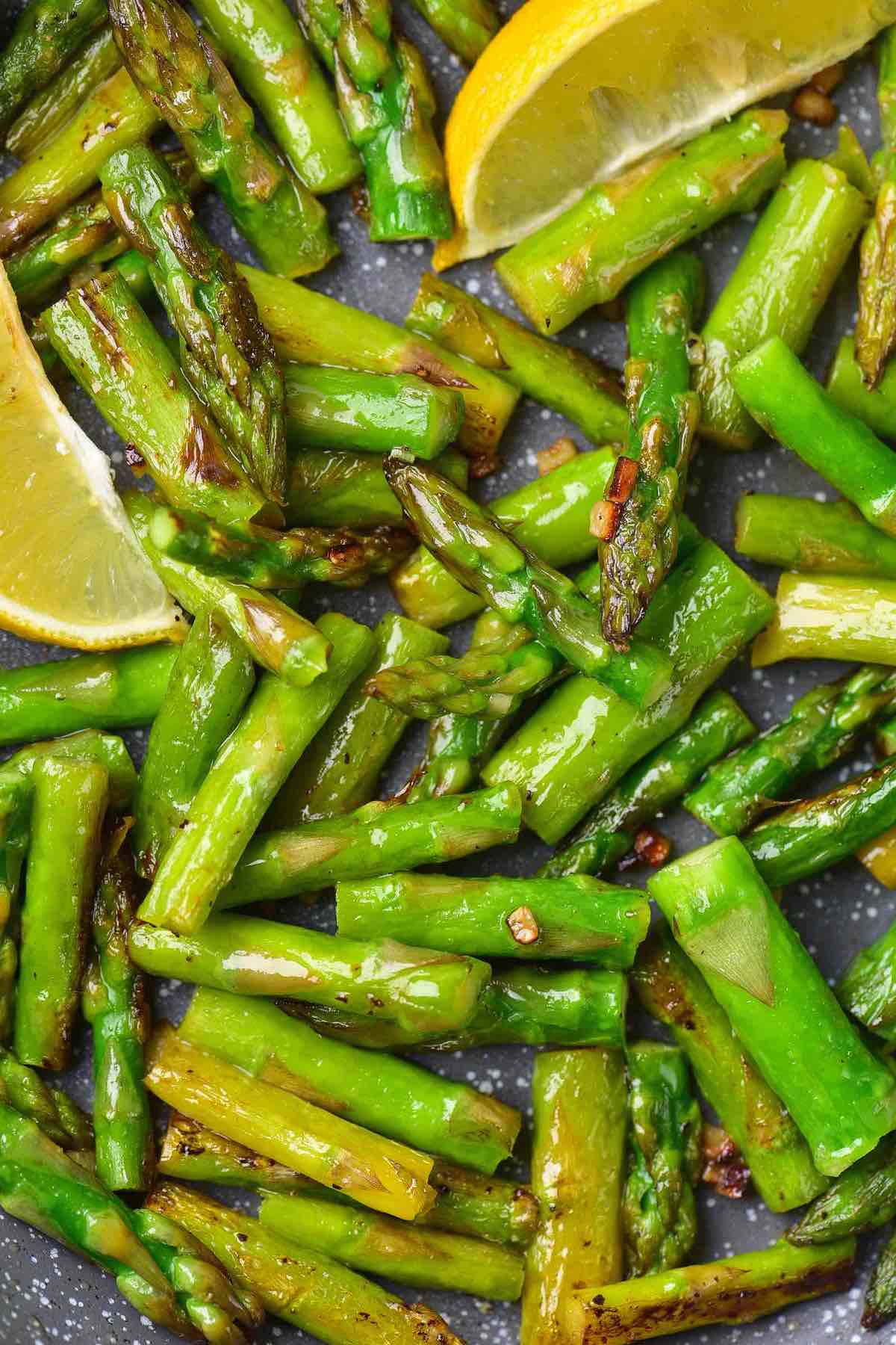 sauteed asparagus.