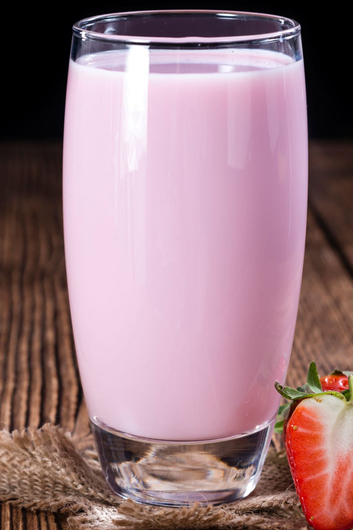 strawberry almond milk.