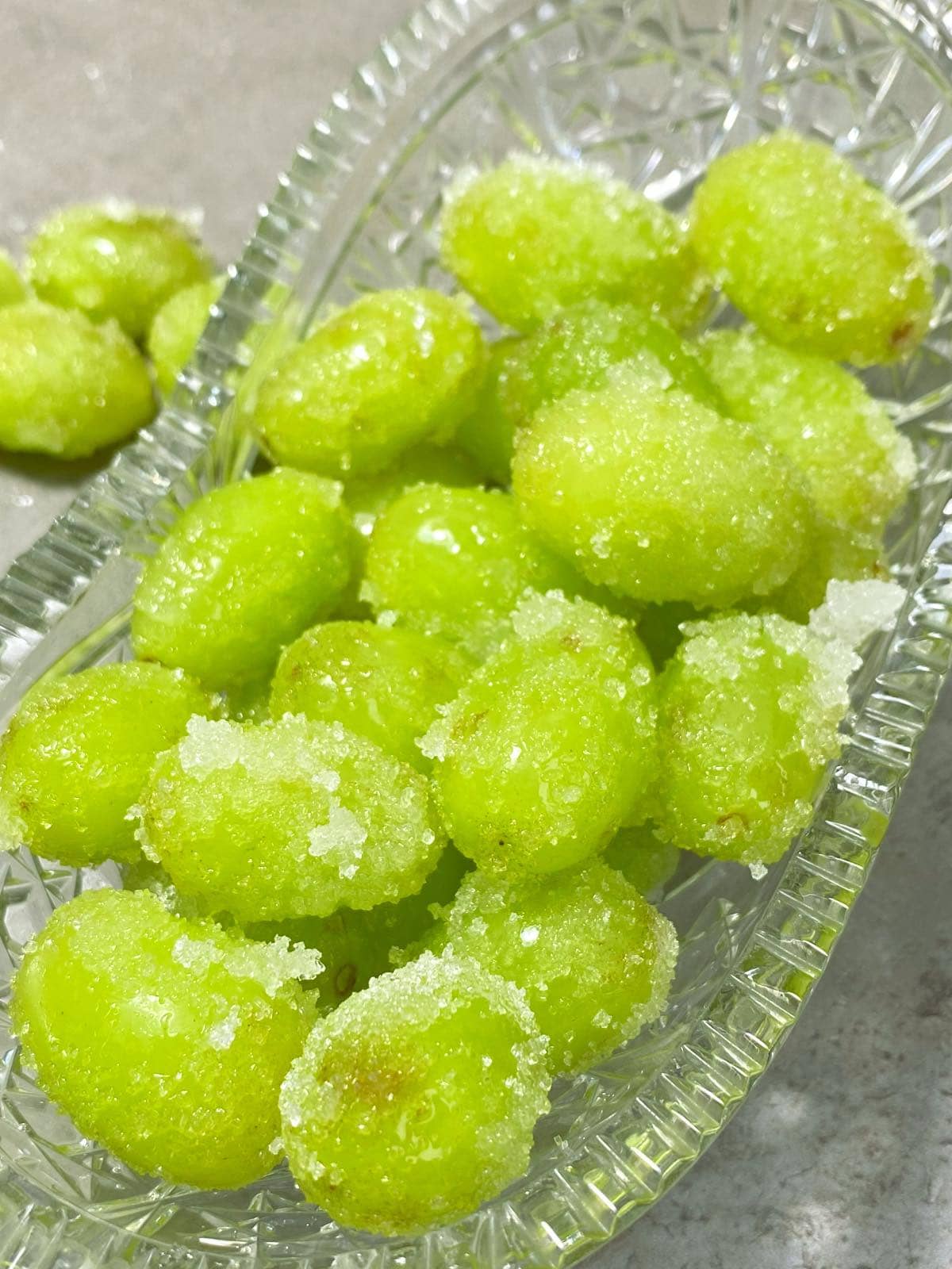 candied grapes.