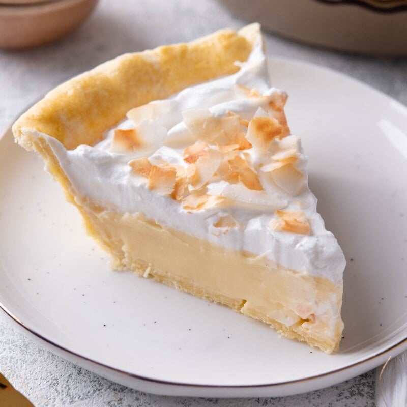 Homemade Coconut Cream Pie {easy recipe} - The Big Man's World