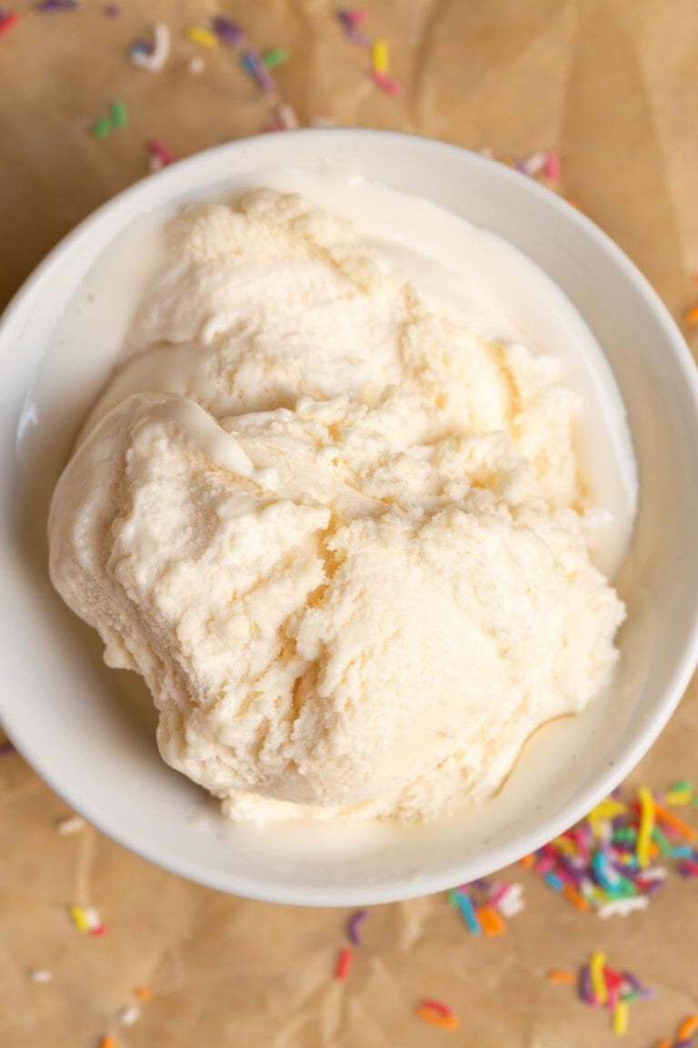 Cottage Cheese Ice Cream (2 Ingredients)