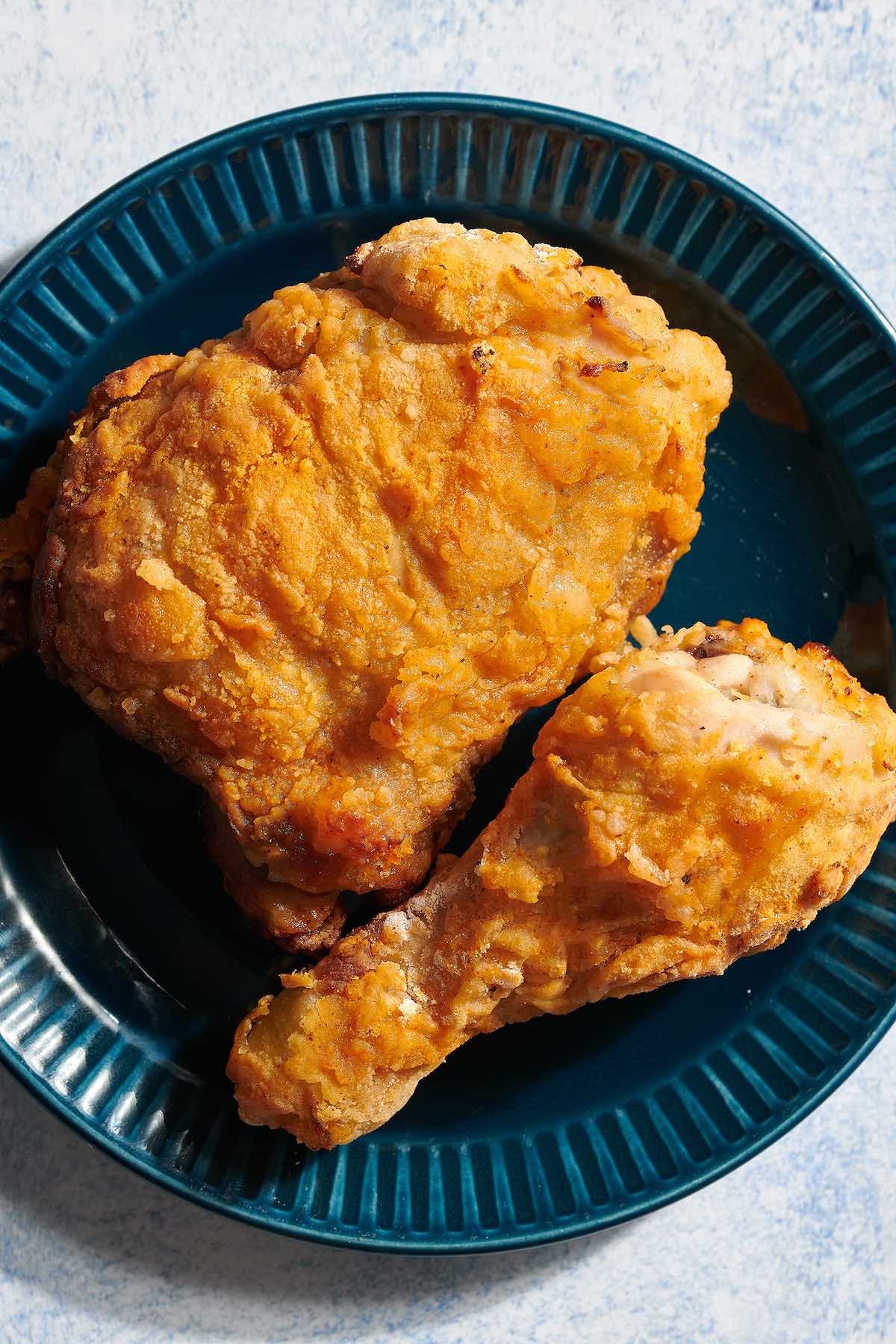 oven fried chicken thighs.