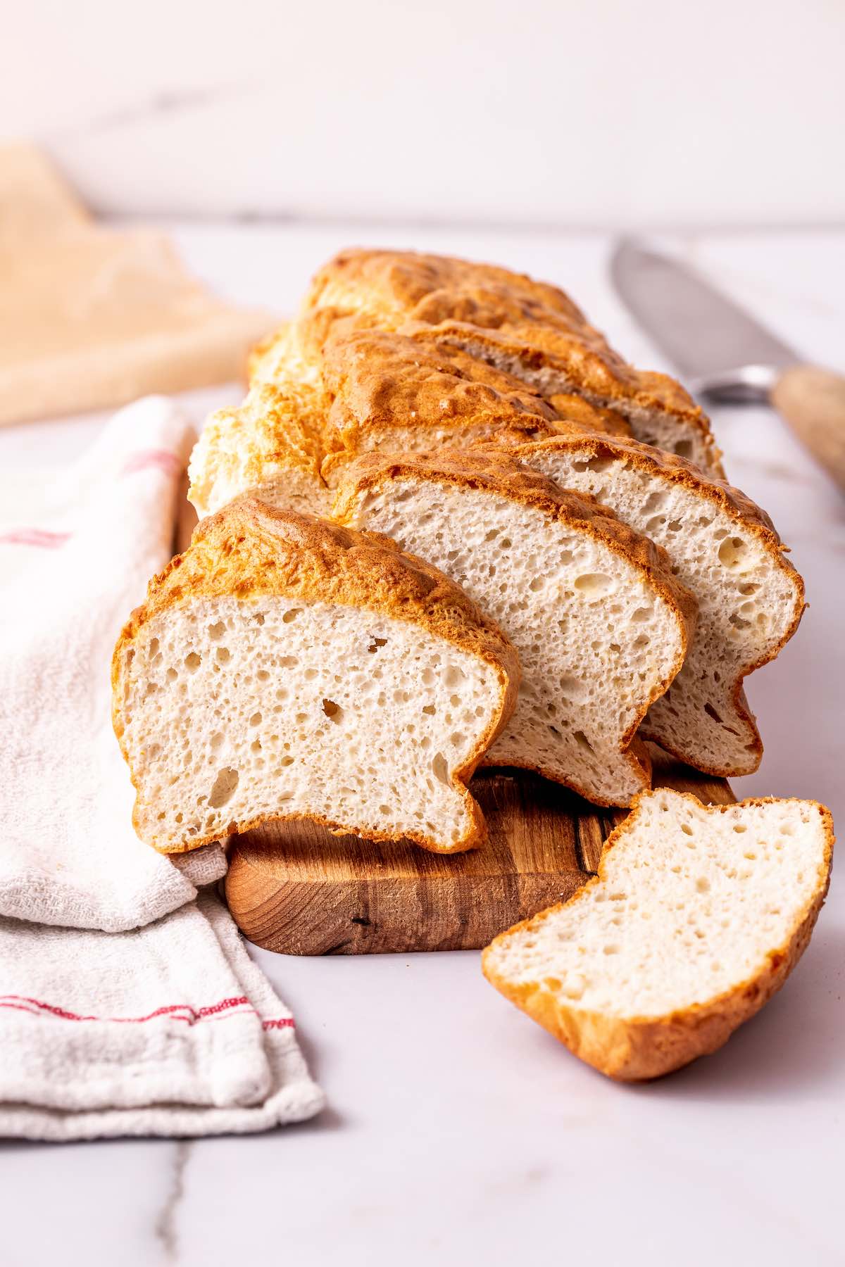 Protein Bread Recipe (Just 80 calories per slice!)