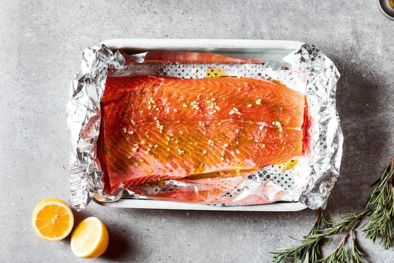 Baked Salmon In Foil | Healthy, flaky, and delicious!