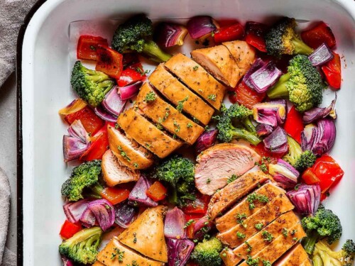 Sheet Pan Mexican Chicken & Veggies - Every Last Bite