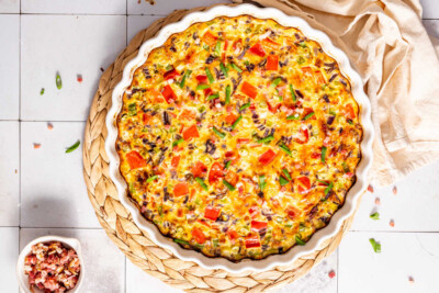 Crustless Quiche {Easy, Healthy, Low Carb!}