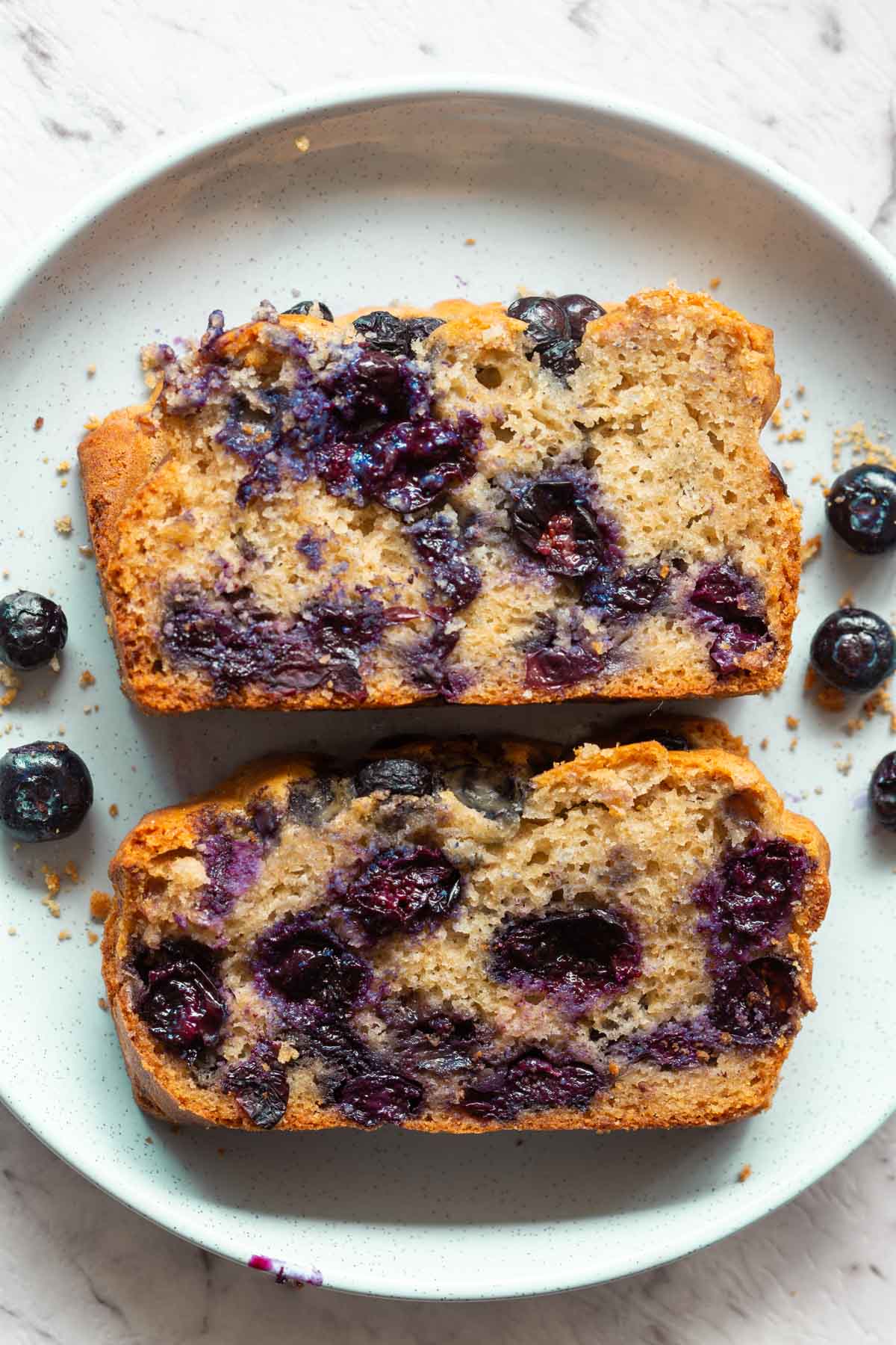 blueberry banana bread.